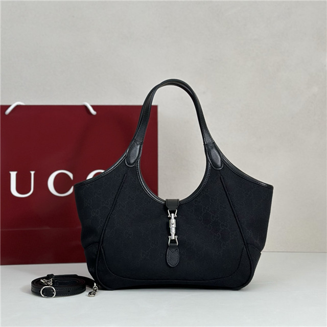 Gucci Mercato Small Tote Bag 866646 Black Canvas