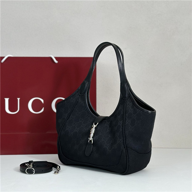 Mercato Small Tote Bag 866646 Black Canvas-2.jpg