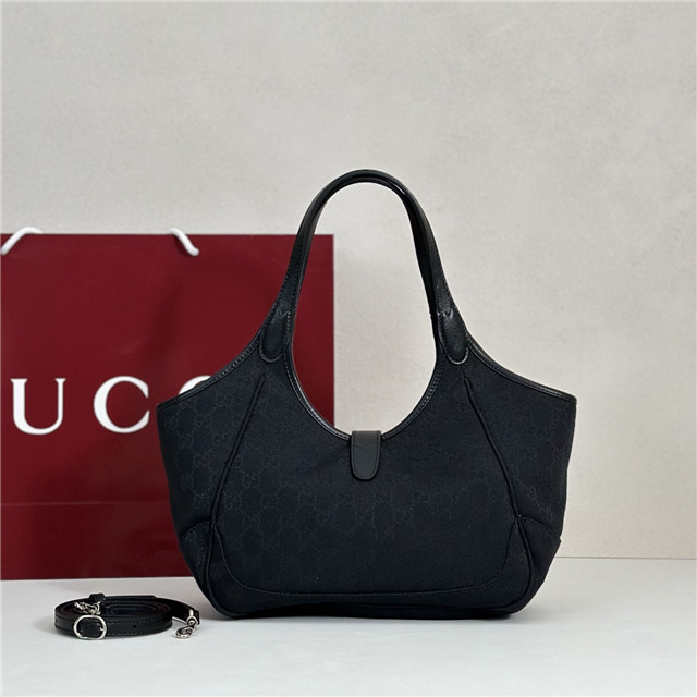 Mercato Small Tote Bag 866646 Black Canvas-3.jpg