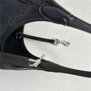 Mercato Small Tote Bag 866646 Black Canvas-7.jpg