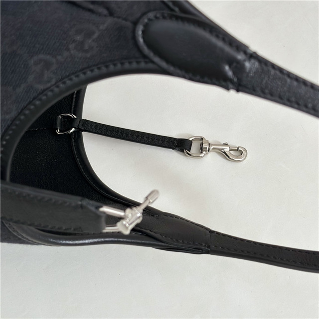 Mercato Small Tote Bag 866646 Black Canvas-7.jpg