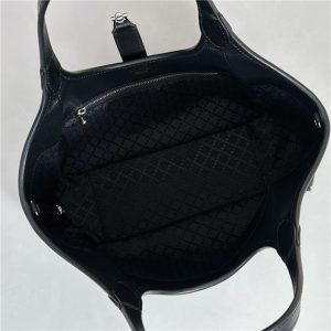 Mercato Small Tote Bag 866646 Black Canvas-9.jpg