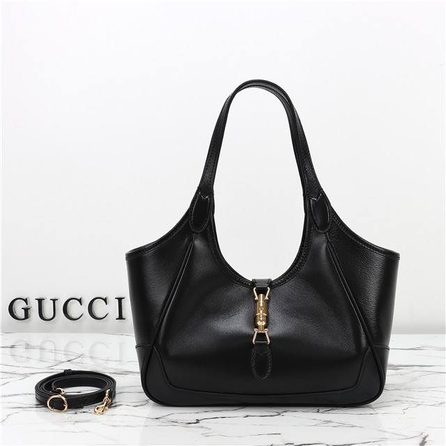 Gucci Mercato Small Tote Bag 866646 Black Leather