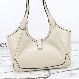 Mercato Small Tote Bag 866646 White Leather-7.jpg