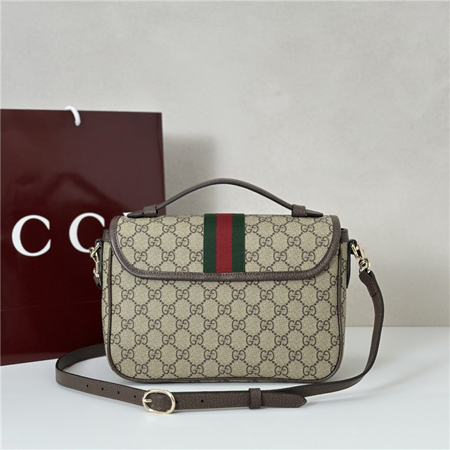 Ophidia Medium Top Handle Bag 836842 Brown-3.jpg