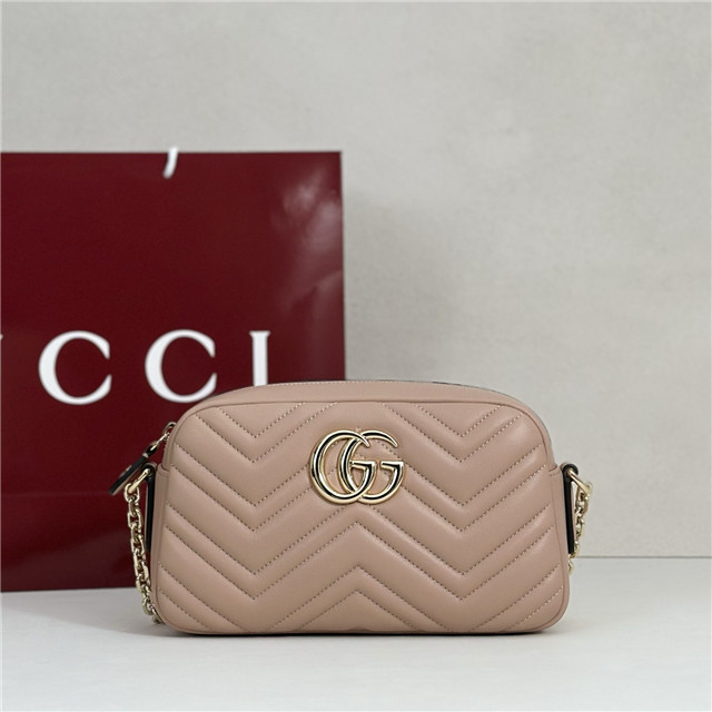 Gucci GG Marmont Small Camera Bag 855273 Pink Beige