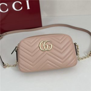 GG Marmont Small Camera Bag 855273 Pink Beige-5