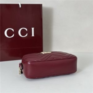 GG Marmont Small Camera Bag 855273 Rosso Ancora Red-4.jpg