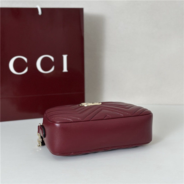 GG Marmont Small Camera Bag 855273 Rosso Ancora Red-4.jpg