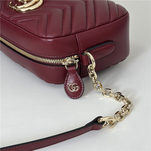 GG Marmont Small Camera Bag 855273 Rosso Ancora Red-7.jpg