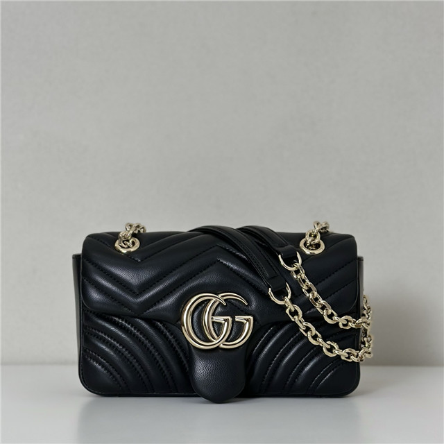 Gucci GG Marmont Small Shoulder Bag 837280 Black
