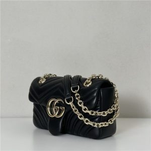 GG Marmont Small Shoulder Bag 837280 Black-2.jpg