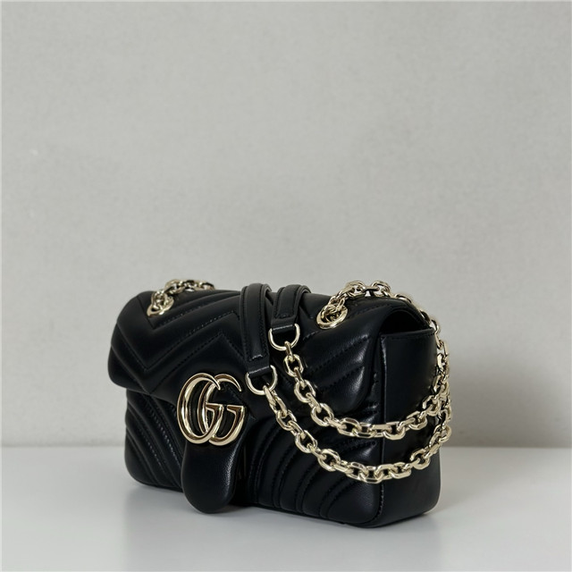 GG Marmont Small Shoulder Bag 837280 Black-2.jpg