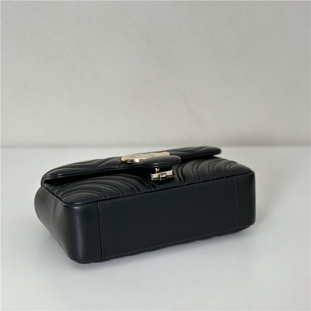GG Marmont Small Shoulder Bag 837280 Black-5.jpg