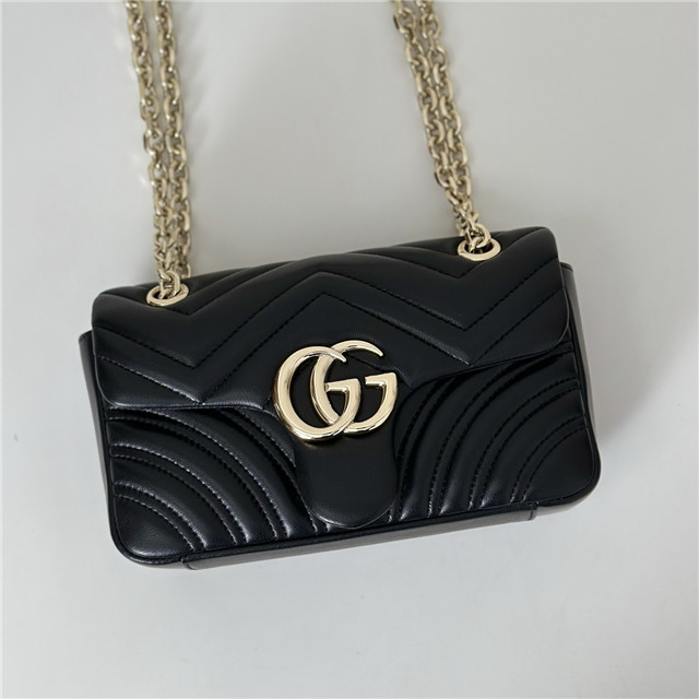 GG Marmont Small Shoulder Bag 837280 Black-6.jpg