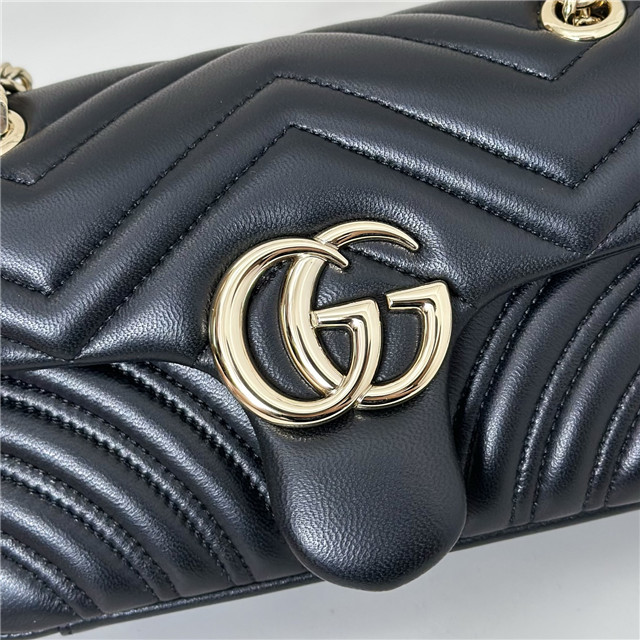 GG Marmont Small Shoulder Bag 837280 Black-7.jpg