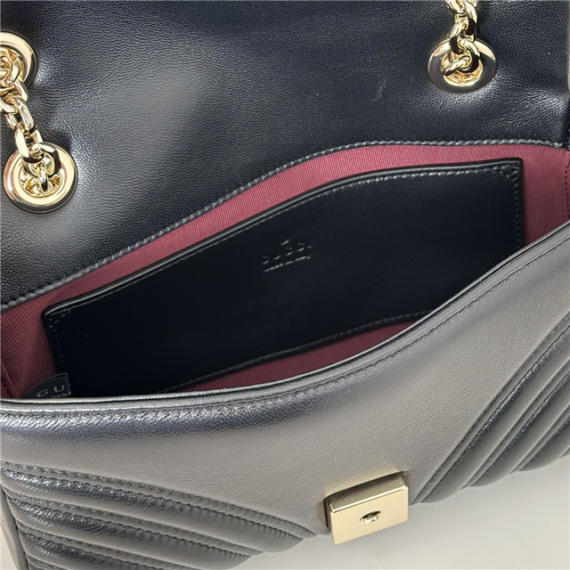 GG Marmont Small Shoulder Bag 837280 Black-9.jpg