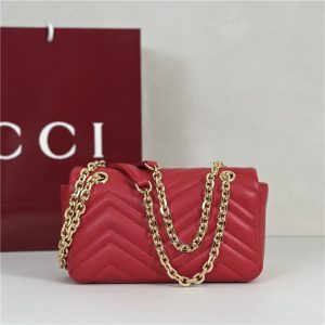 GG Marmont Small Shoulder Bag 837280 Bright Red-3.jpg