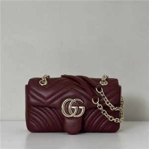 GG Marmont Small Shoulder Bag 837280 Rosso Ancora Red-1.jpg