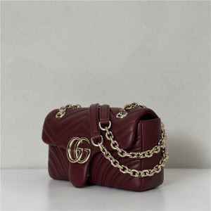 GG Marmont Small Shoulder Bag 837280 Rosso Ancora Red-2.jpg