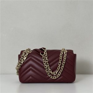 GG Marmont Small Shoulder Bag 837280 Rosso Ancora Red-3.jpg