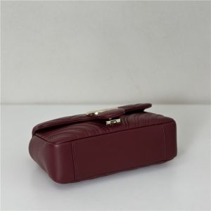 GG Marmont Small Shoulder Bag 837280 Rosso Ancora Red-4.jpg