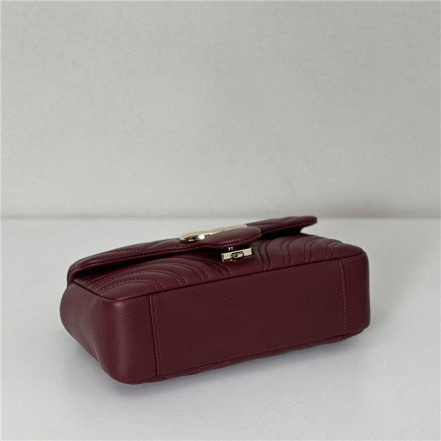 GG Marmont Small Shoulder Bag 837280 Rosso Ancora Red-4.jpg