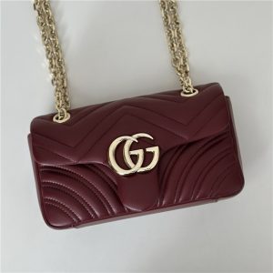 GG Marmont Small Shoulder Bag 837280 Rosso Ancora Red-5.jpg