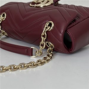 GG Marmont Small Shoulder Bag 837280 Rosso Ancora Red-7.jpg
