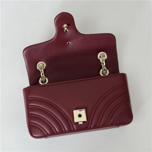 GG Marmont Small Shoulder Bag 837280 Rosso Ancora Red-8.jpg