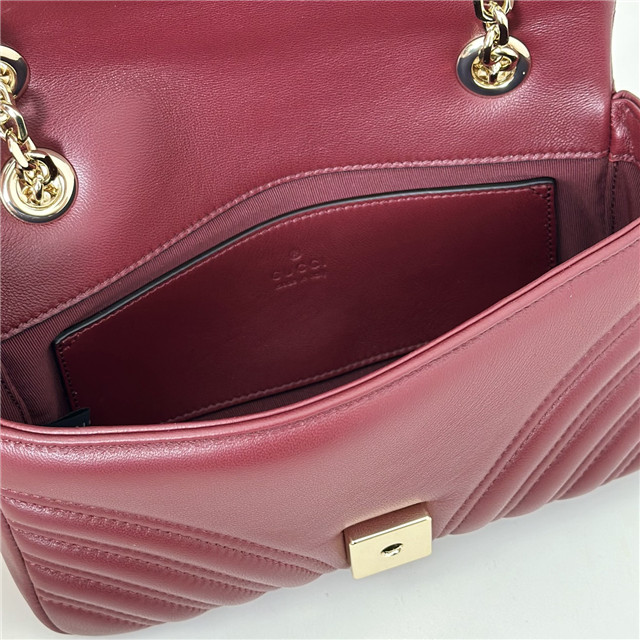 GG Marmont Small Shoulder Bag 837280 Rosso Ancora Red-9.jpg
