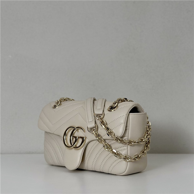 GG Marmont Small Shoulder Bag 837280 White-2.jpg
