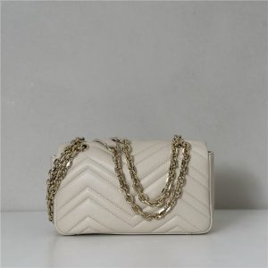 GG Marmont Small Shoulder Bag 837280 White-3.jpg