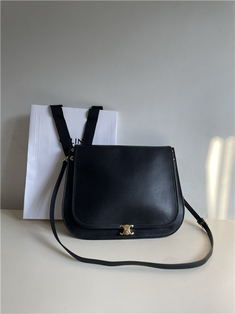 Celine Soft Triomphe Besace 123632 Black