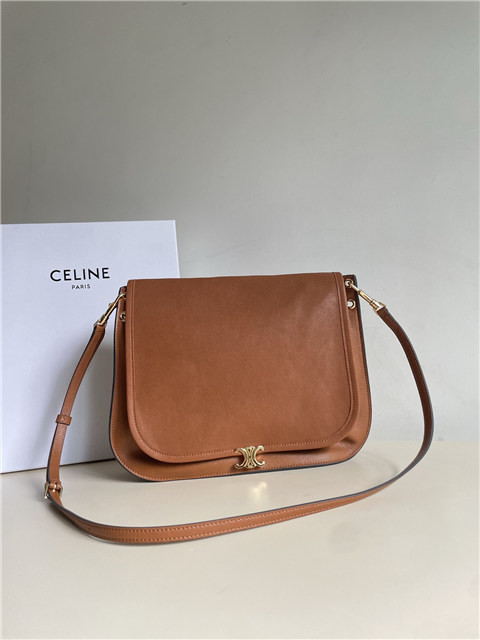 Celine Soft Triomphe Besace 123632 Soft Tan