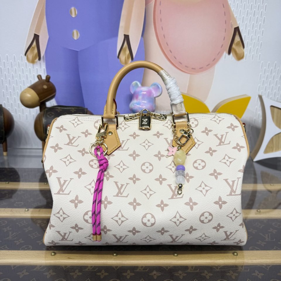 Louis Vuitton Speedy Soft 30 Lucky Monogram Dune M15108