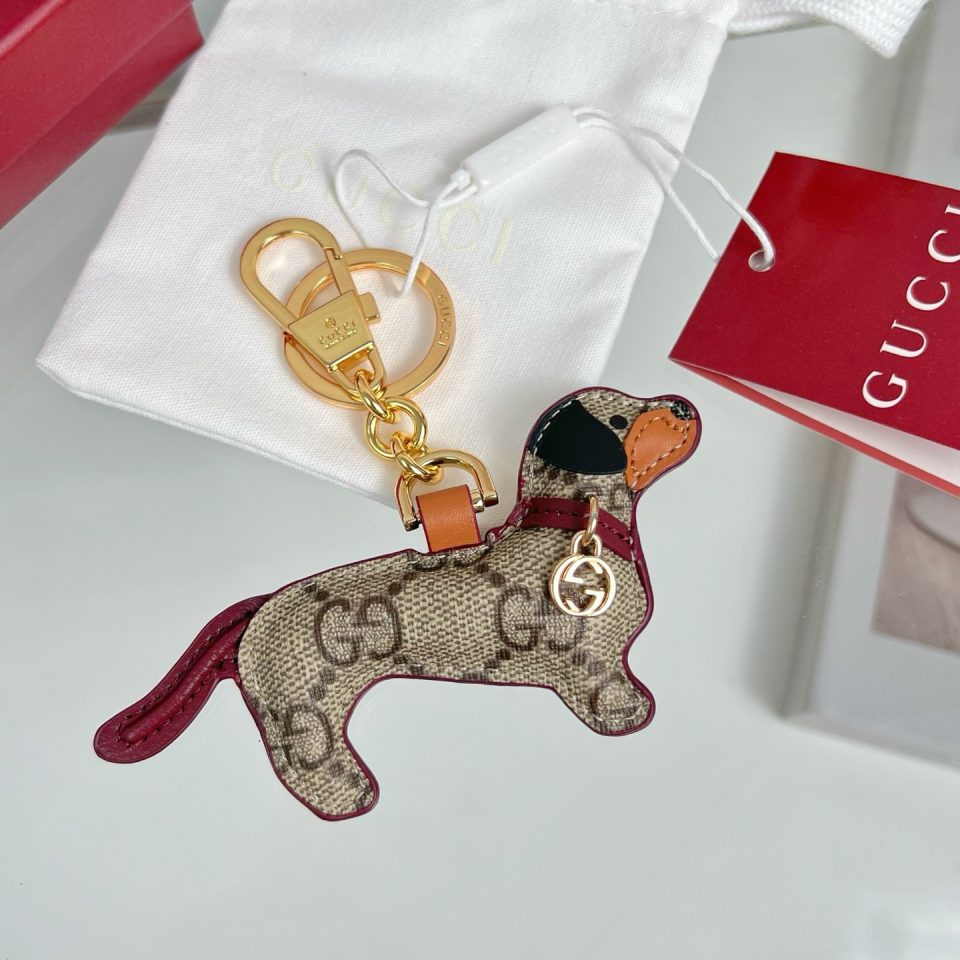 Gucci Dog Key Charm - 821812