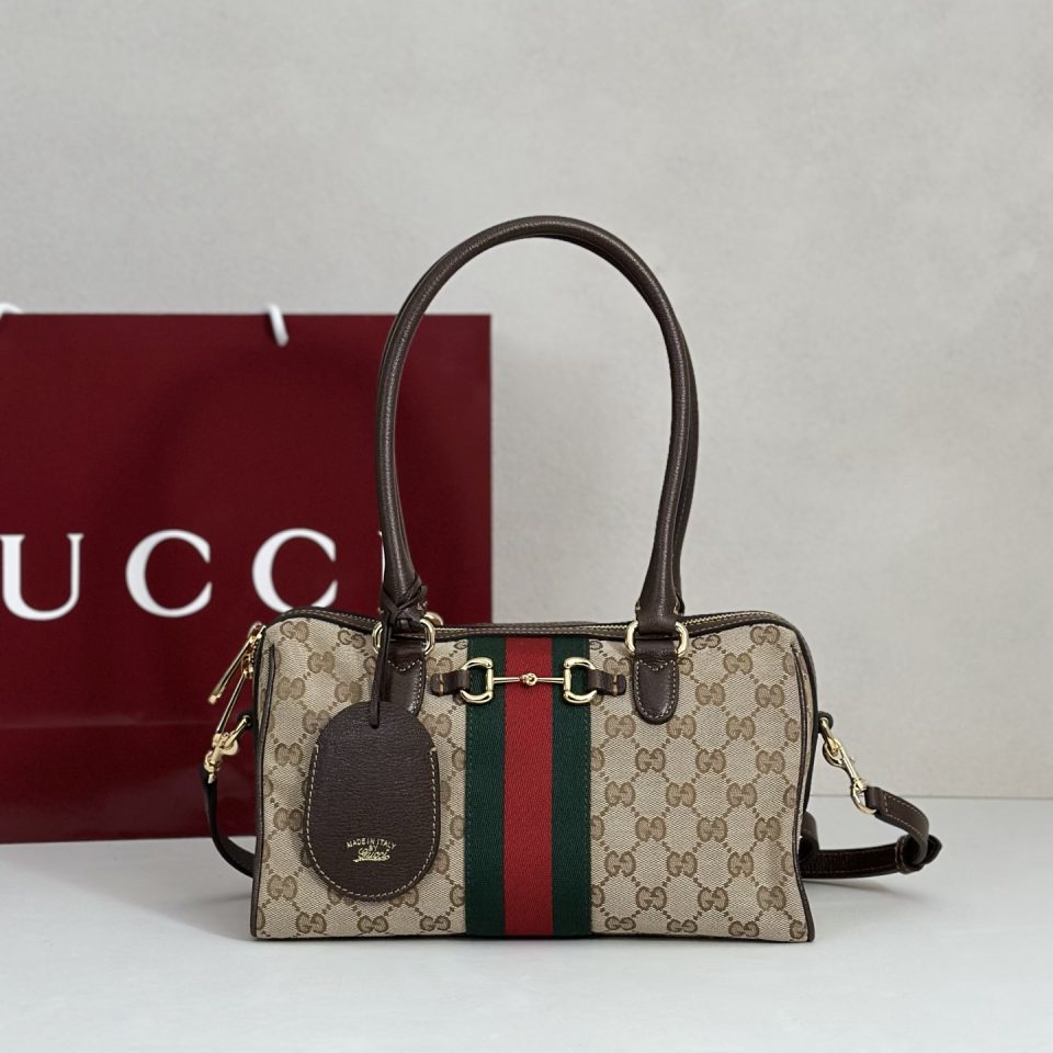 Gucci Borsetto Medium Boston Canvas Bag – 866732