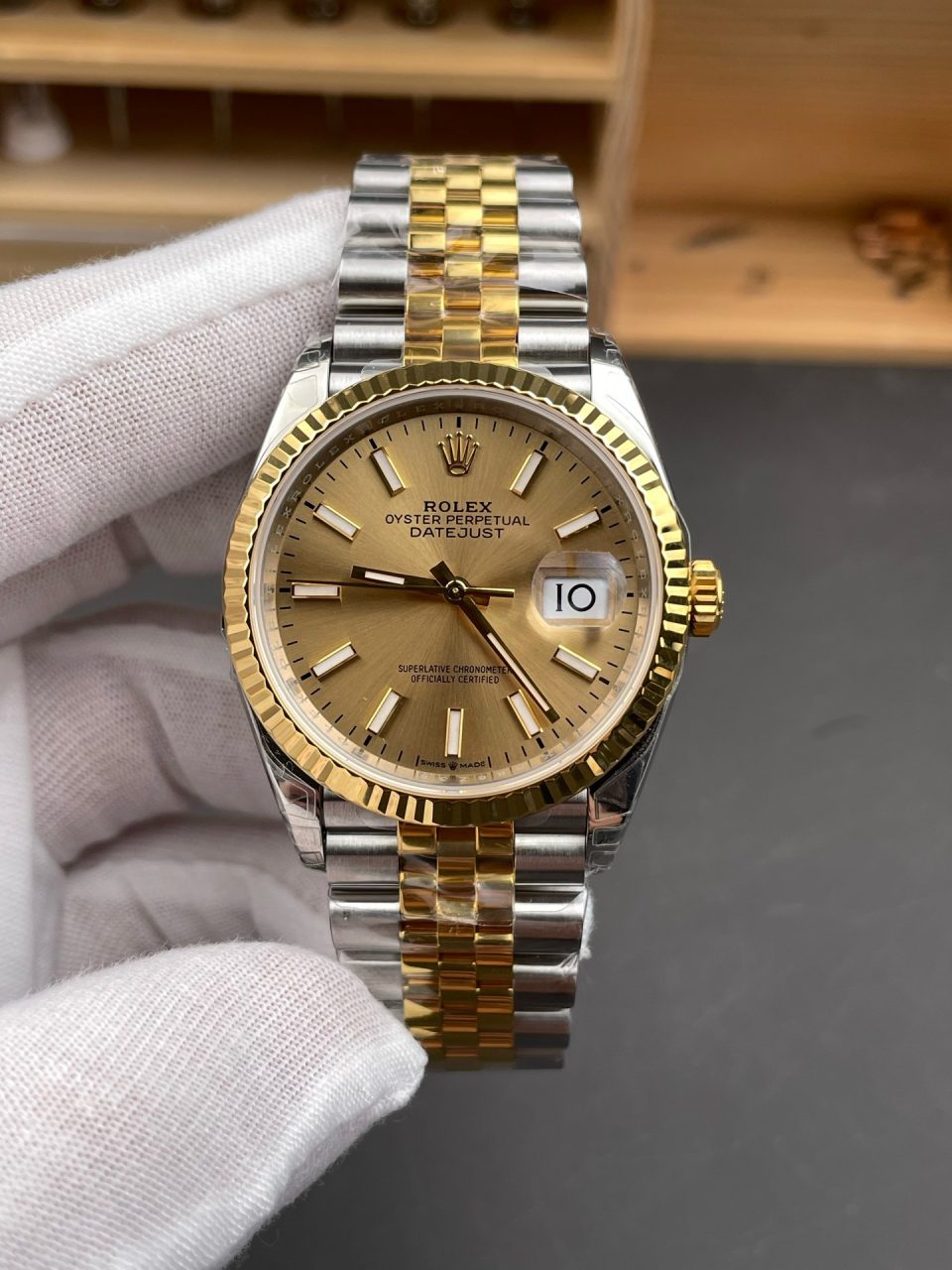 Rolex Datejust 116233 Champagne Dial  