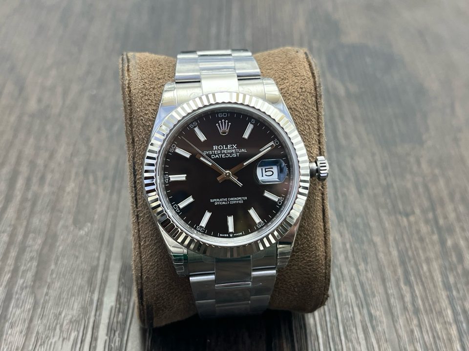 Rolex Datejust 116334BKSO Automatic Black Dial  