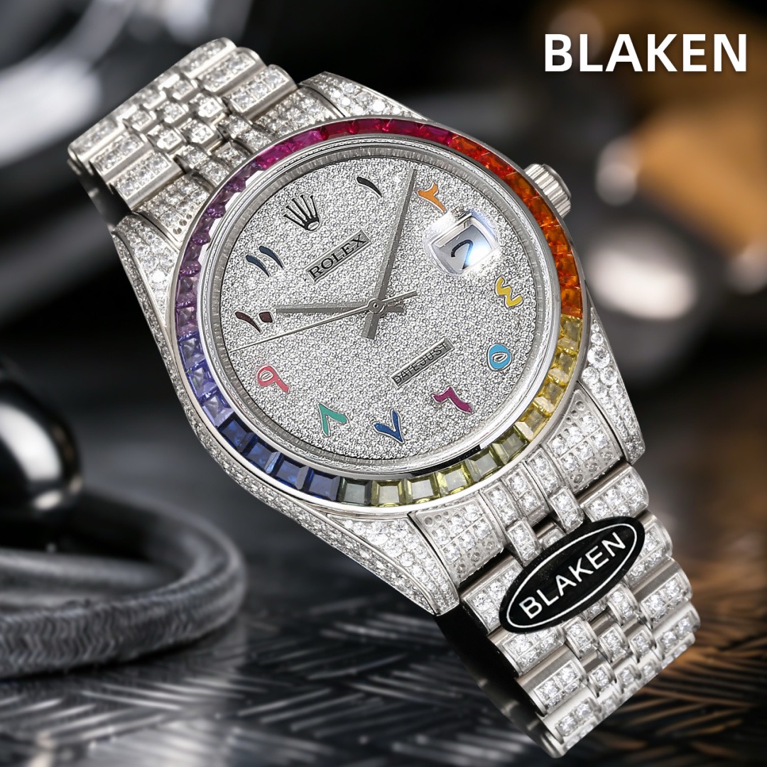 Rolex-Datejust-126300-Iced-Out-Rainbow-gallery-4
