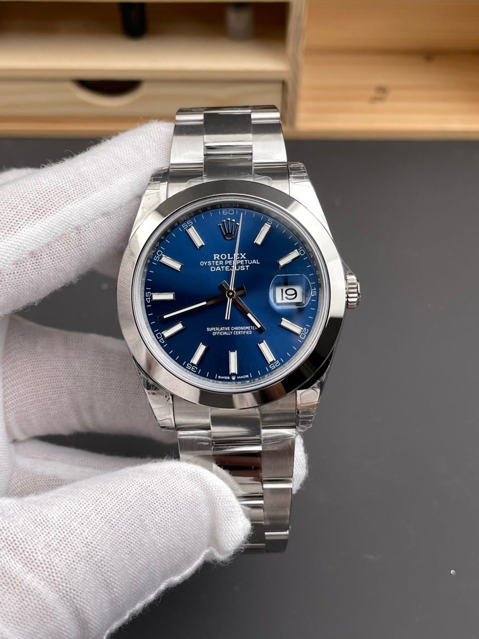 Rolex Datejust 126300 Steel Blue Dial  