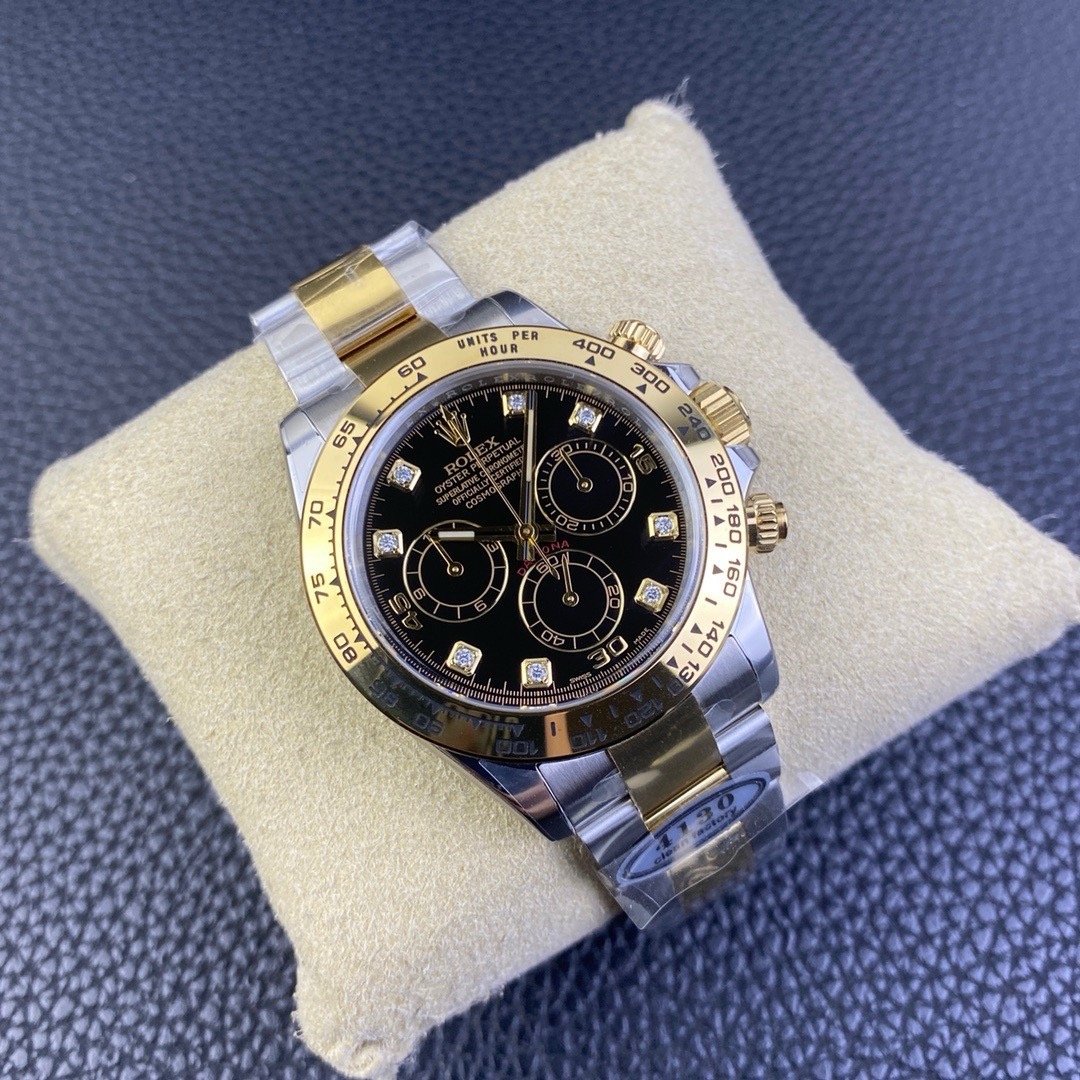 Rolex-Daytona-116520-Gold-Steel-Black-gallery-2