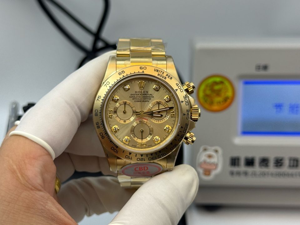 Rolex Daytona Cosmograph Yellow Gold Dial 116528 Oyster