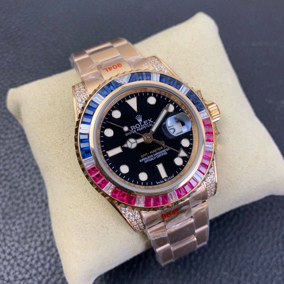 Rolex-GMT-Master-II-126755SARU-Diamond-Bezel-Black-Dial-gallery-2