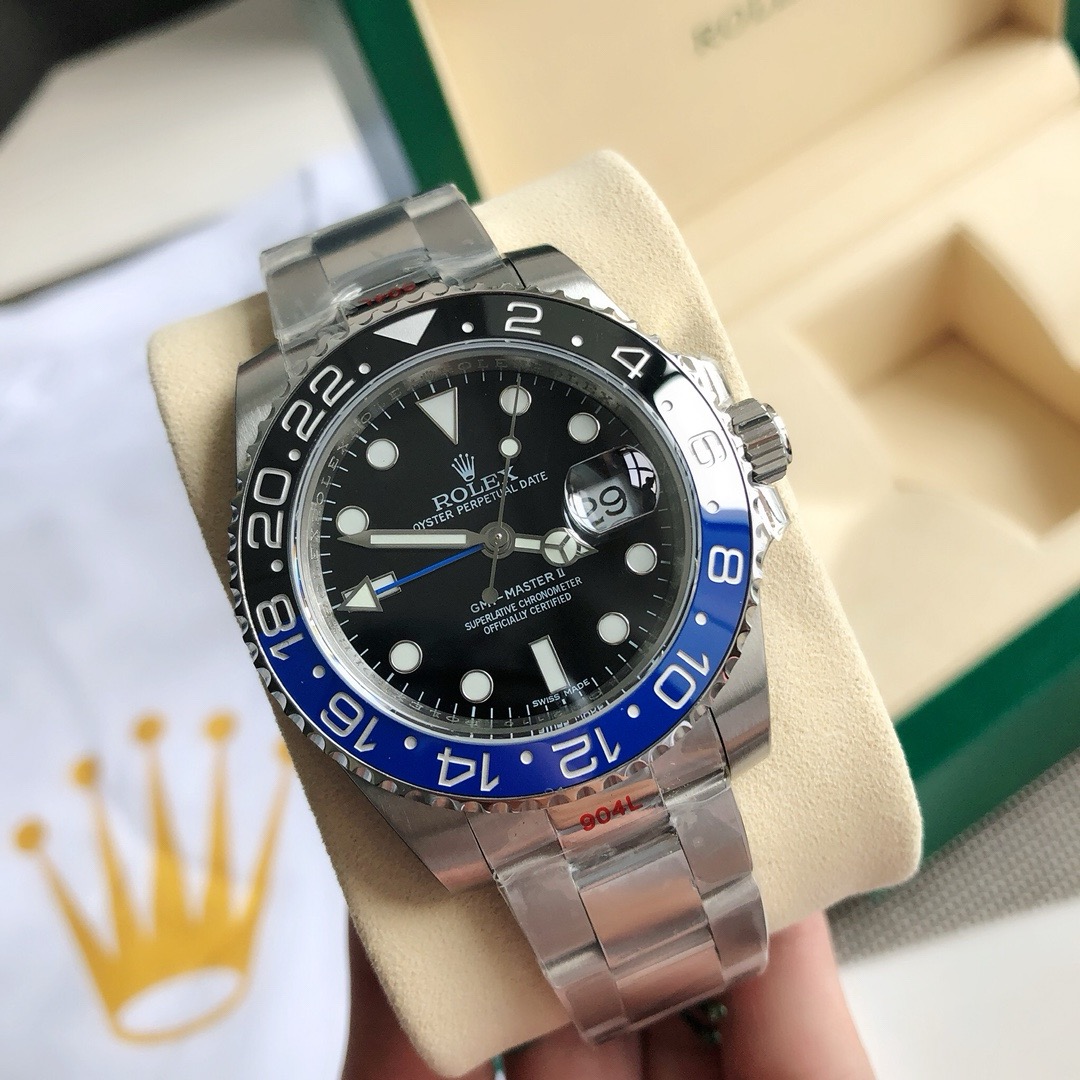 Rolex-GMT-Master-II-Black-Dial-Batman-Bezel-116710BLNR-Oyster-gallery-3
