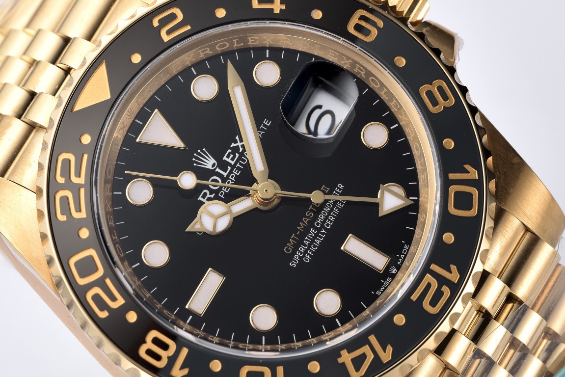 Rolex-Gmt-Master-II-Gold-Black-Dial-gallery-3