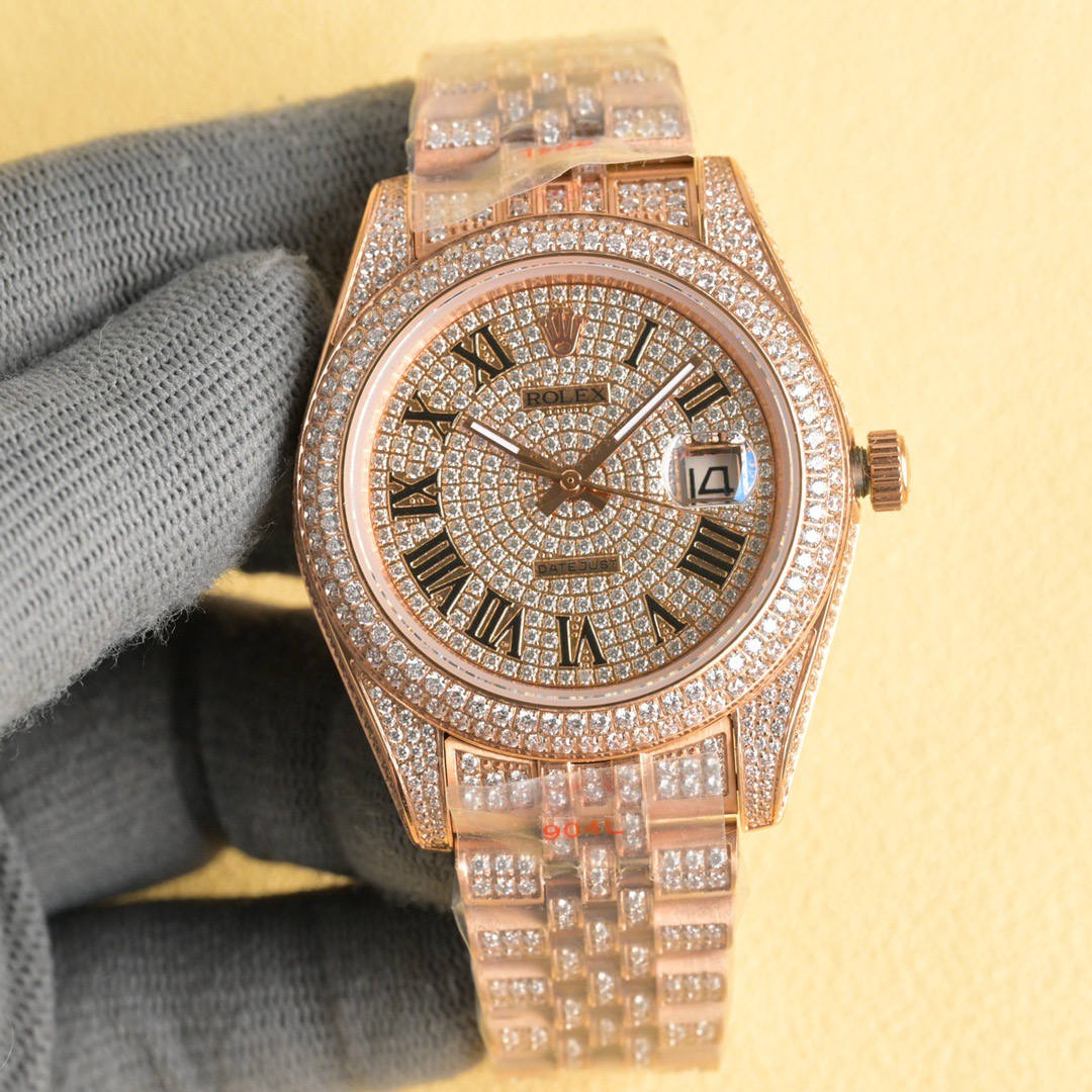 Rolex-Datejust-116625-Yellow-Gold-Diamond-Dial-Iced-Out-gallery-4