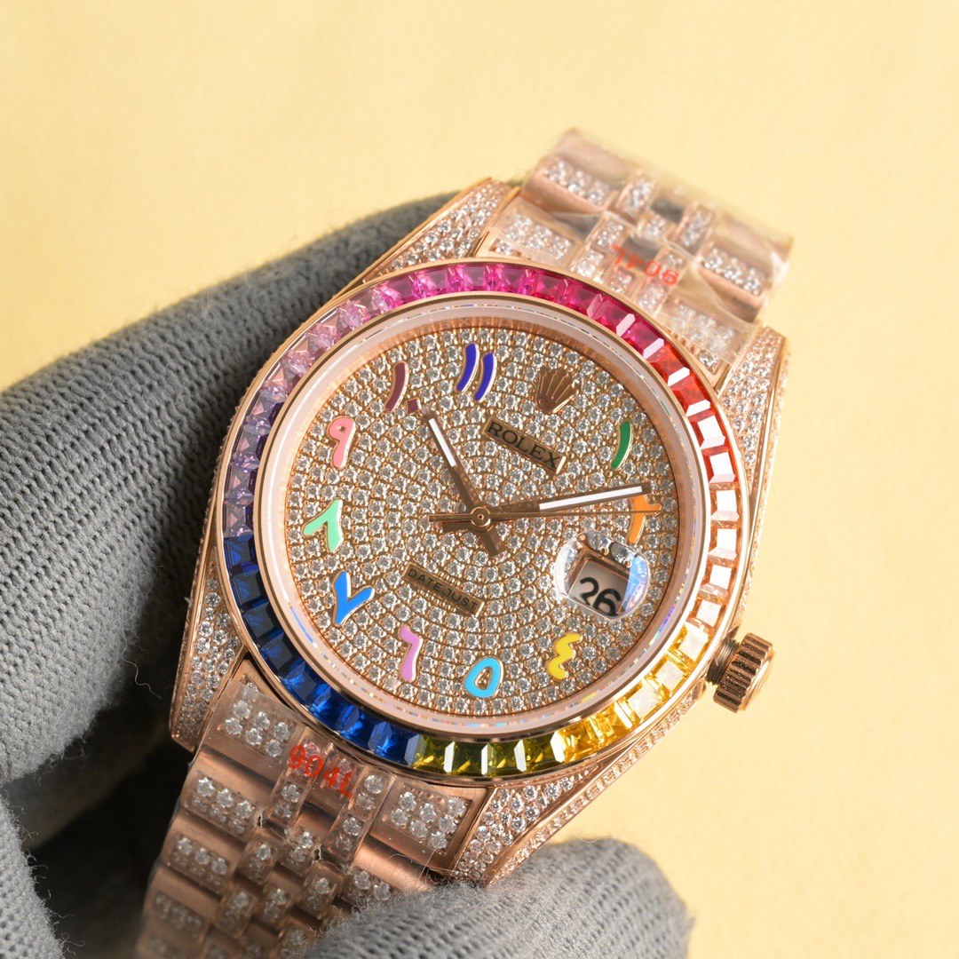 Rolex-Datejust-116625-Yellow-Gold-Diamond-Dial-Iced-Out-gallery-6