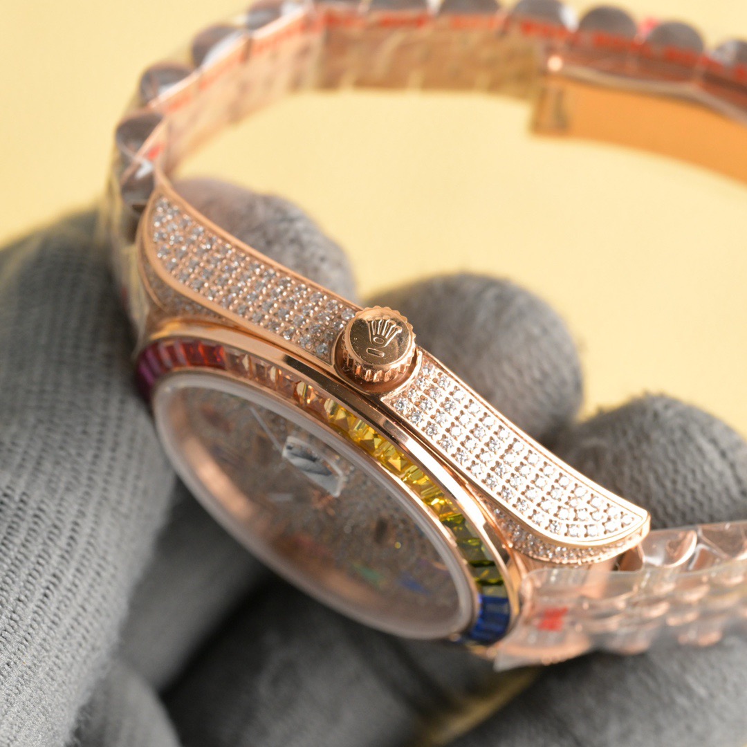 Rolex-Datejust-116625-Yellow-Gold-Diamond-Dial-Iced-Out-gallery-7